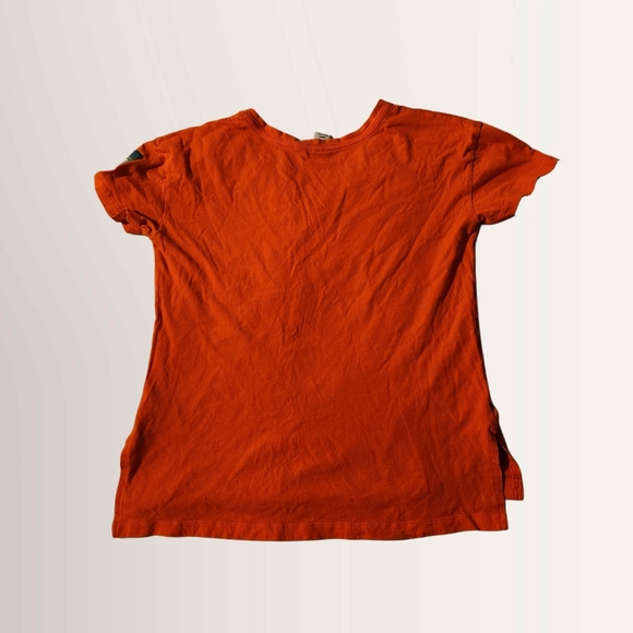 Zumba WEAR Fitness Vibrant Orange Red Top With multicolor zumba logo Size XS - Picture 2 of 3